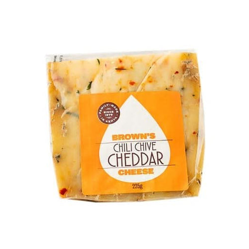 Browns Choli Chive Cheddar at zucchini